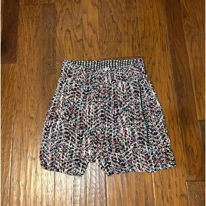 CAbi Reversible Wrap Skirt #228 SZ S Black White